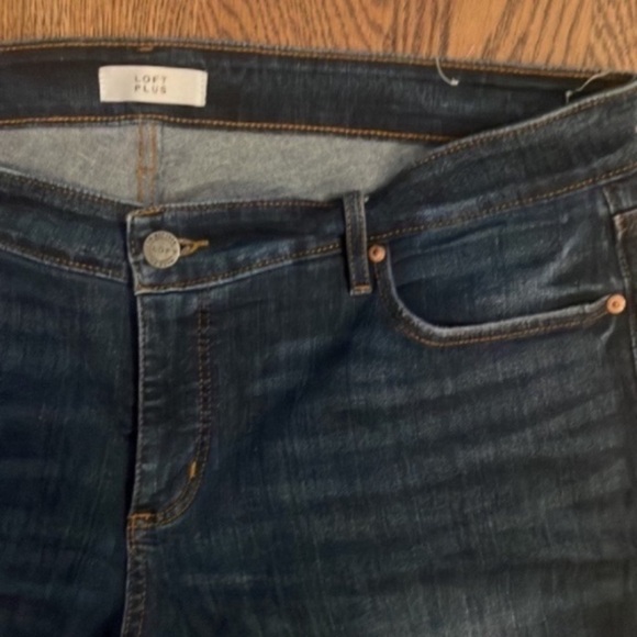 Loft plus distressed skinny jeans size 18 - Picture 3 of 4